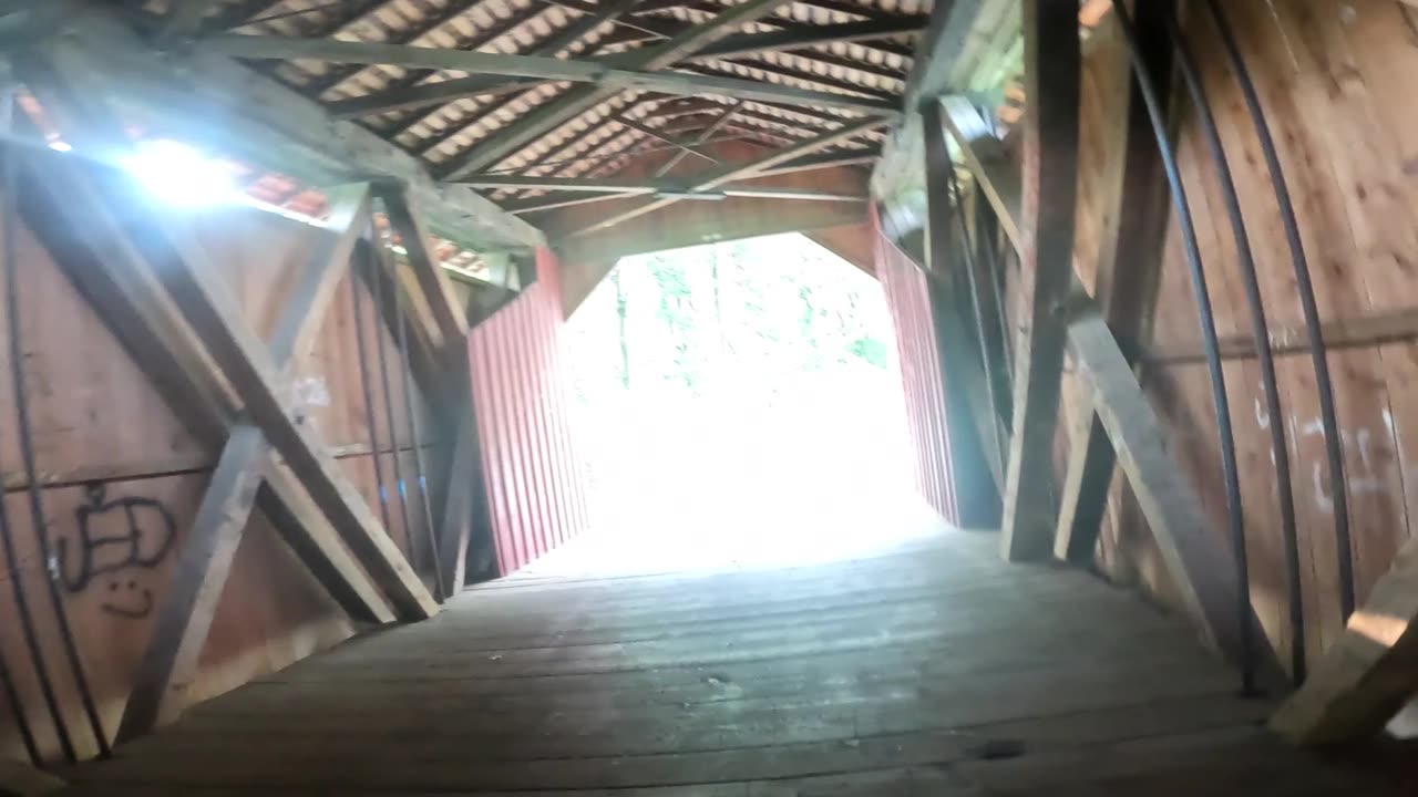 My Favorite Covered Walking Bridge