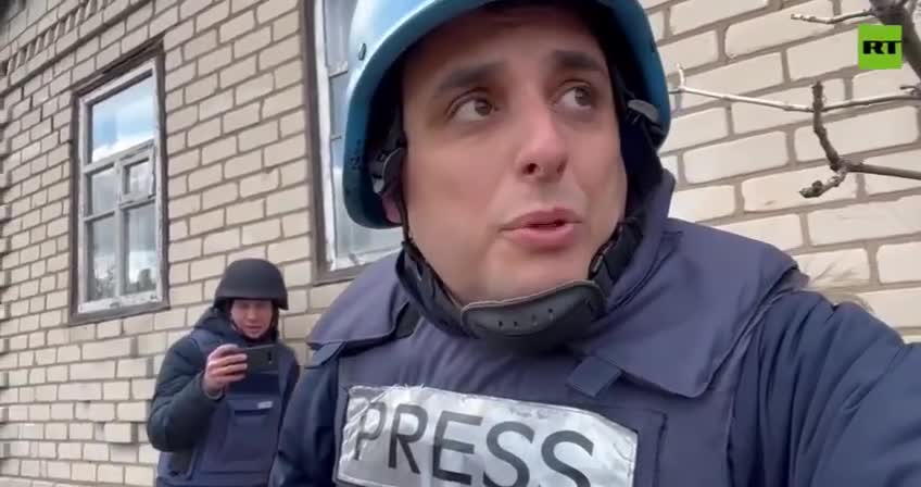 Press caught in shelling in Ukraine