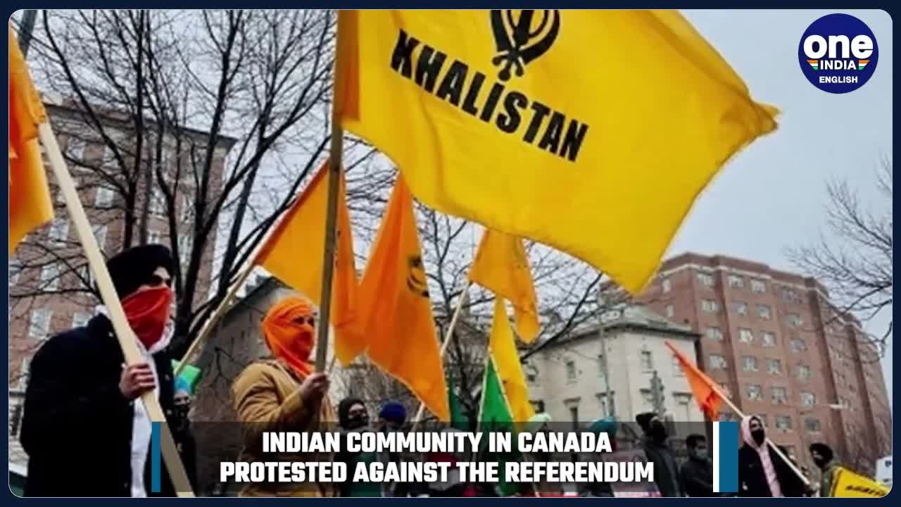 Canadian Sikhs participate in Khalistani referendum in Brampton _ Oneindia News _News