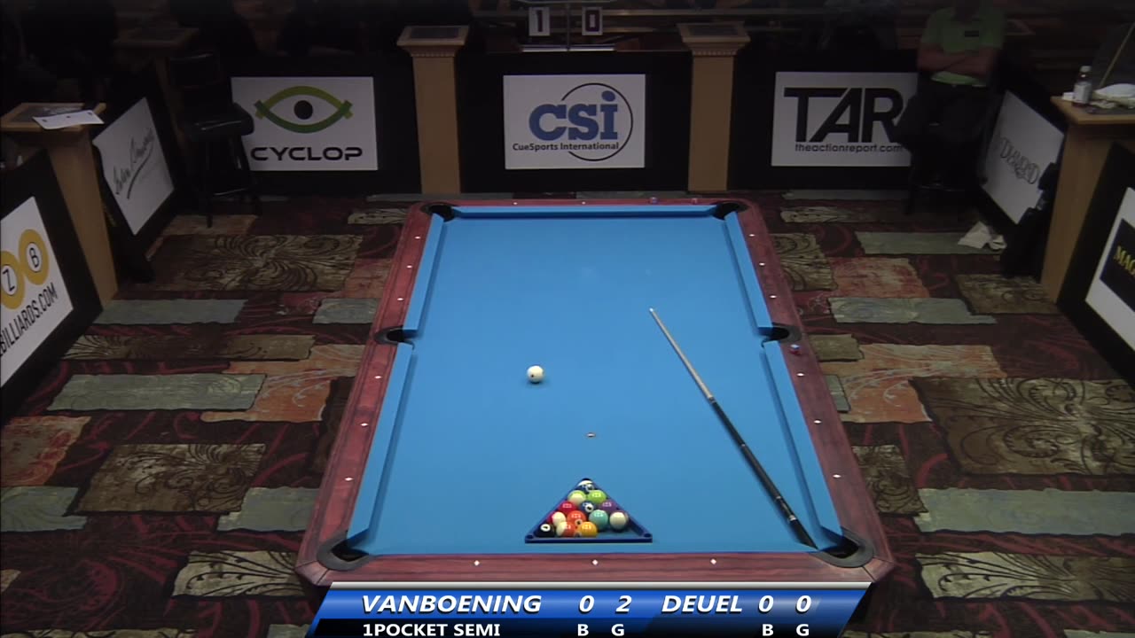 SEMI-FINAL: Shane Van Boening vs Corey Deuel ▸ 2014 US Open One Pocket Championship