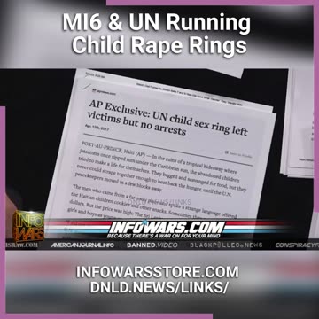 Alex Jones: Jimmy Savile Caught Raping Dead Children & No One Arrested In UN Child Rape Ring - 7/12/23