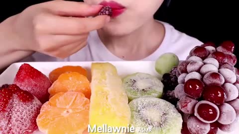 ASMR FROZEN FRUITS