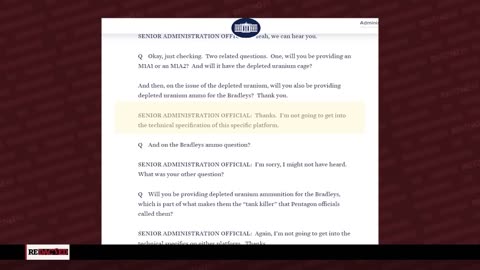 BREAKING! US is sending depleted uranium weapons to Ukraine | Redacted with Clayton Morris