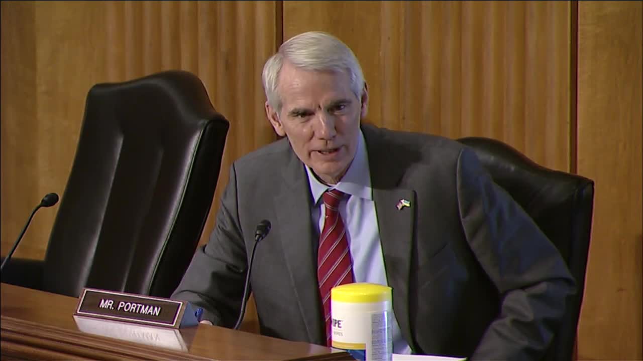 Senator Rob Portman: At SFRC Hearing, Portman Presses Treasury Dept Official on Imposing Energy Sanctions Against Russia