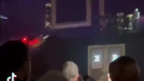 Trump at Kid Rock concert.