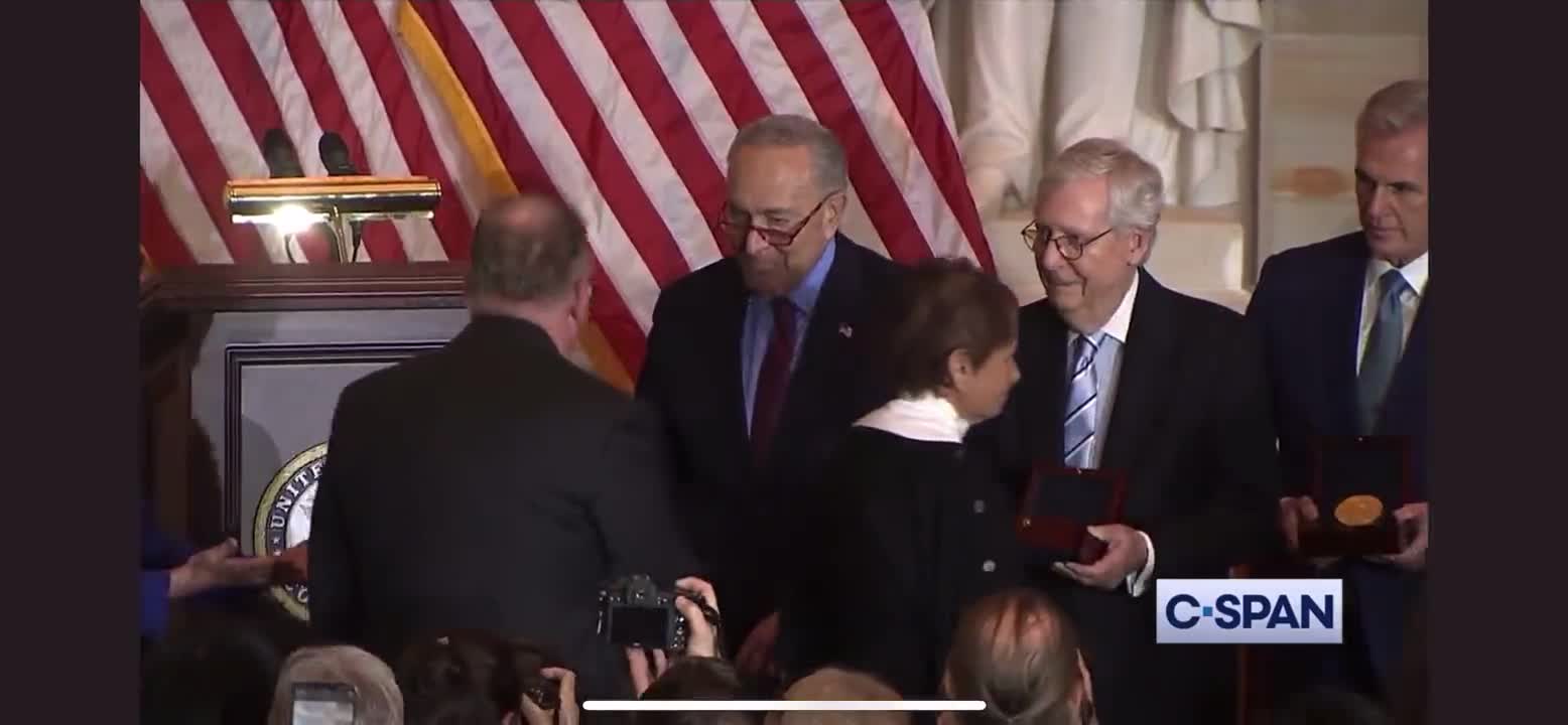 January 6th Gold Medal Recipients Ignore Republican Handshakes...