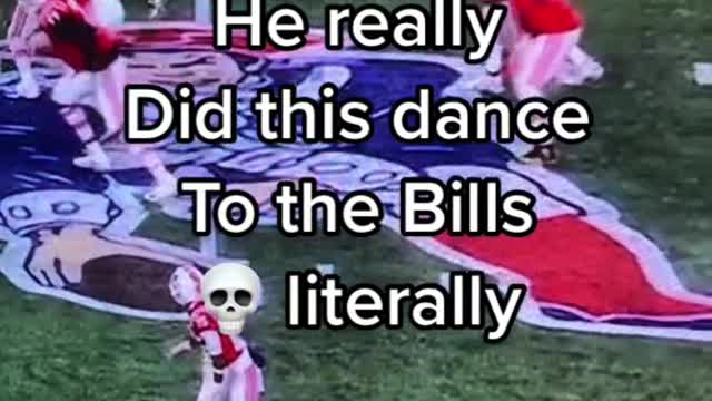 this touchdown dance by Marcus Jones really did this to the Buffalo Bills