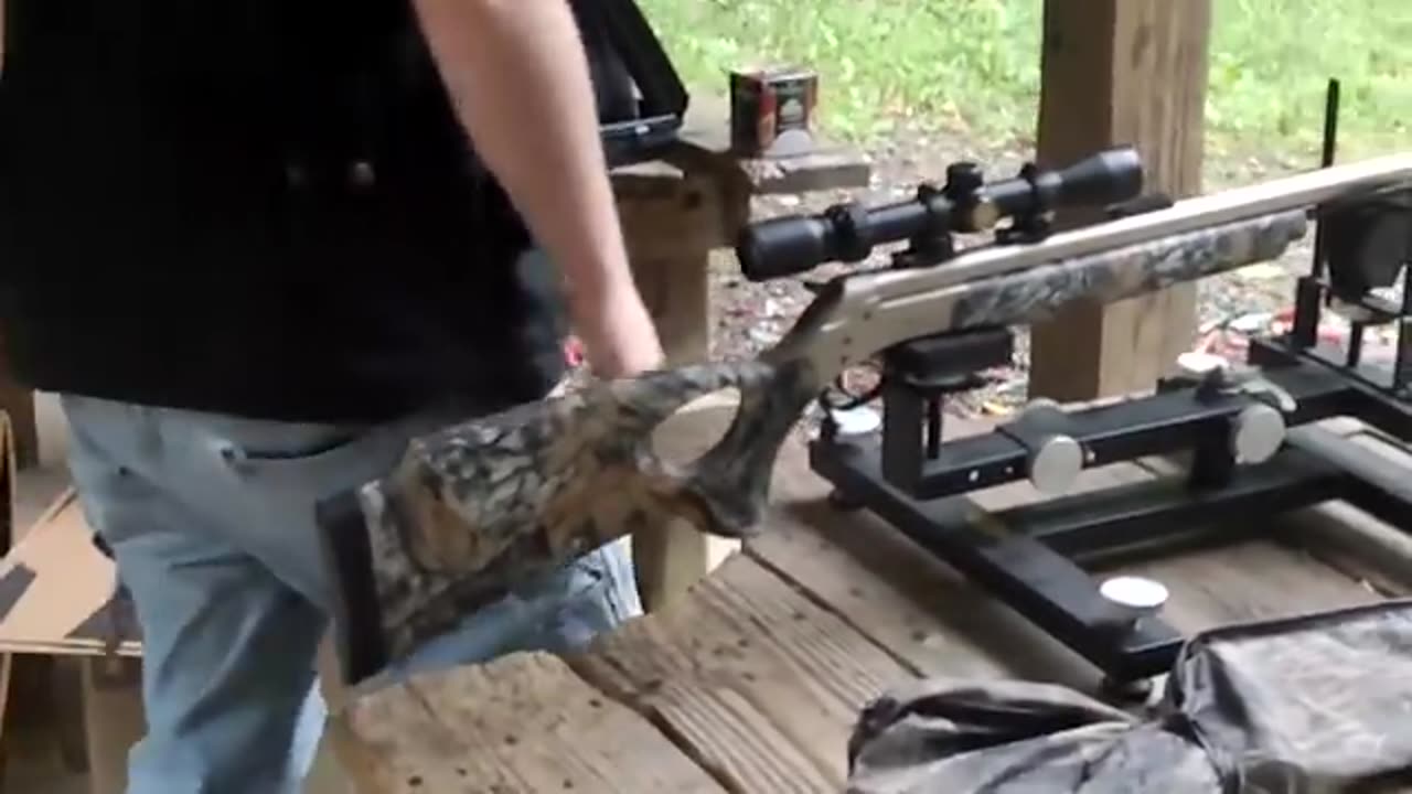 CVA Optima 50 Caliber At The Range