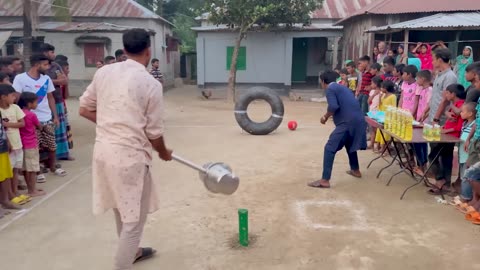 Who can pass the tube hole ? Interesting & funny game