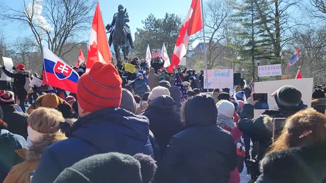 Freedom Rally 2022 Toronto