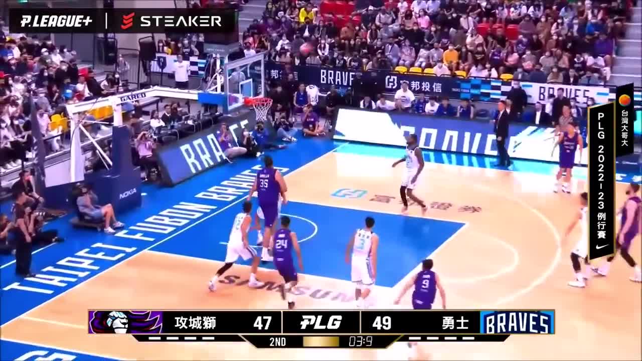 【P. LEAGUE+】2022-11-5 新竹街口攻城獅 VS 臺北富邦勇士 - 黑人問號