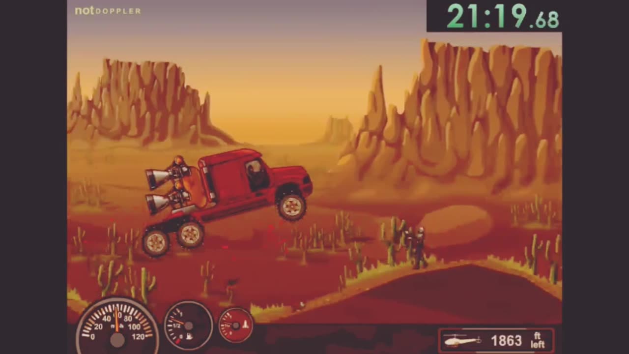 I tried speedrunning Earn To Die and pleasantly obliterated thousands of zombies