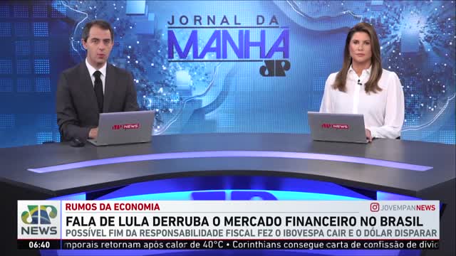 Fala de Lula impacta mercado financeiro do Brasil