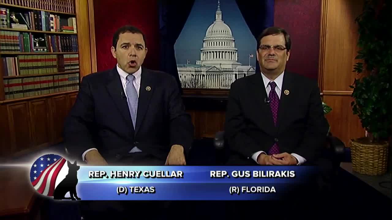 Rep. Cuellar and Rep. Bilirakis Discuss the 2015 American Humane Association Hero Dog Awards