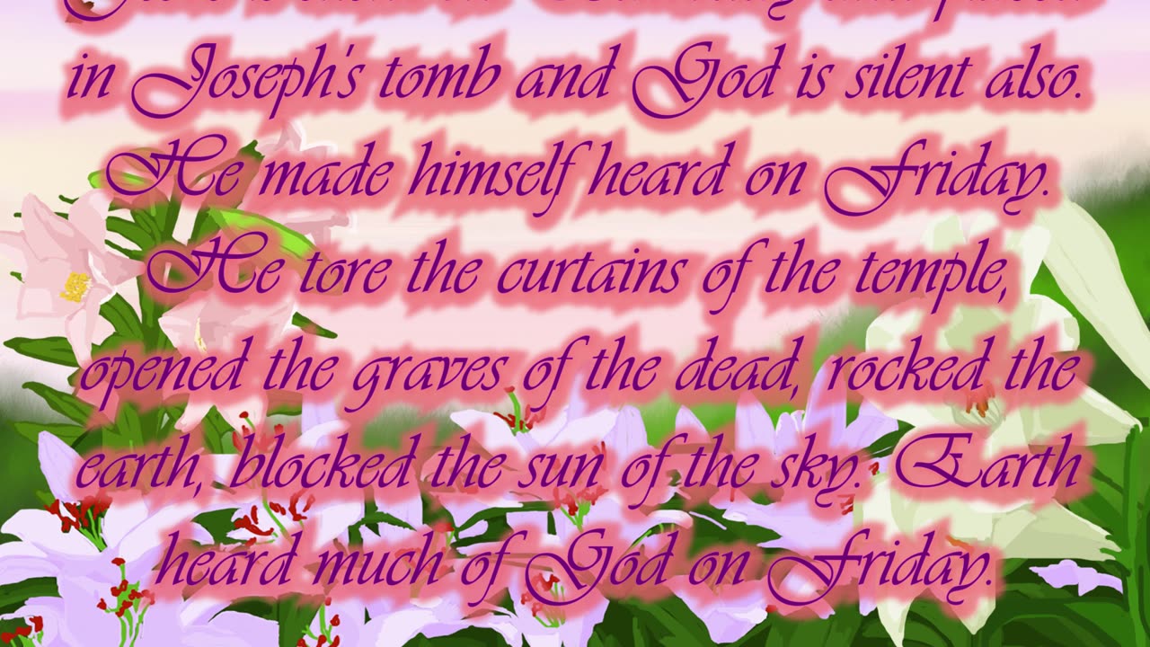 Daily Message from Rev. Ernie, April 8 2023