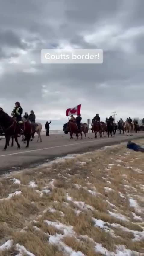 The Cowboys FIGHTING for FREEDOM at the Coutts border