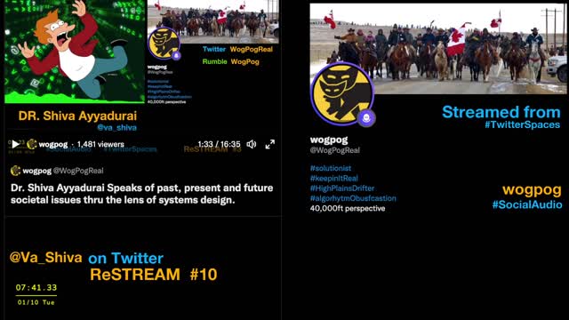 ReStream #10 --@Va_Shiva speaks on Twitter Spaces