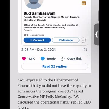 Article: MPs want Freeland’s staff fired for COVID contracts given to WEF firm