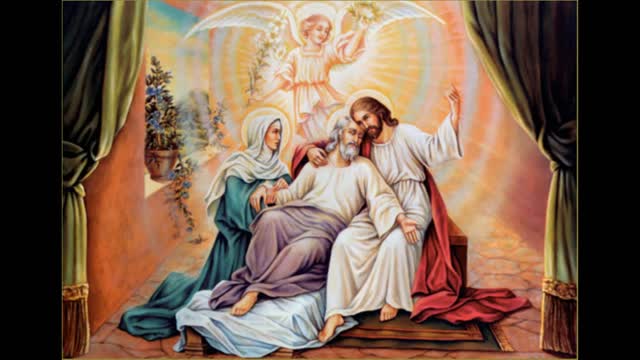 Prayer of St. Alphonsus Liguori to St. Joseph for a Happy Death
