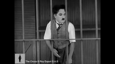 Charlie Chaplin - The Lion Cage - Full Scene (The Circus, 1928)