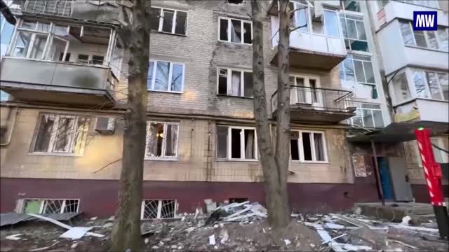 Kindergarten in Donetsk shelled by the Ukrainian military