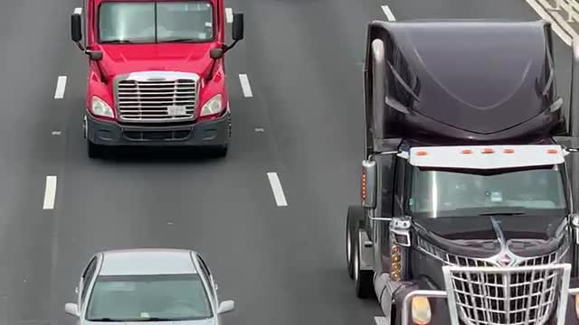 People’s Convoy 2022 - Washington DC protest for freedom around the beltway