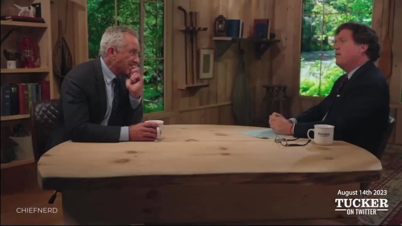 Robert F. Kennedy Jr. Interview with Tucker Carlson | "Mike Pompeo Said to Me Before Dinner, The Entire Upper Echelon of That Agency Is Made Up of Individuals That Do Not Believe In the Democratic Institutions of the United States." - 8.14.23