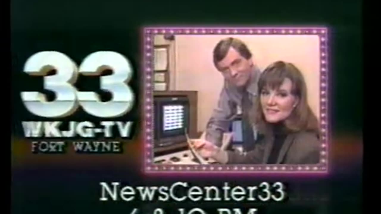 April 26, 1986 - Melissa Long Fort Wayne NewsCenter 33 Bumper