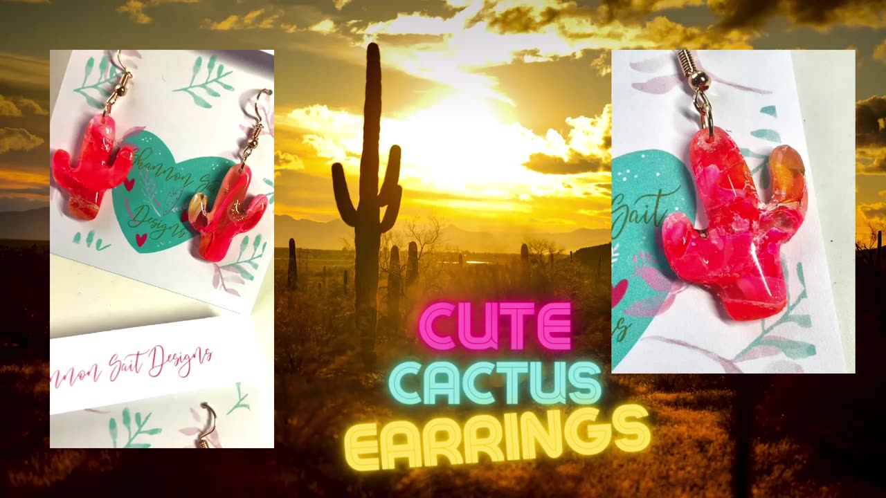 Cactus Earrings