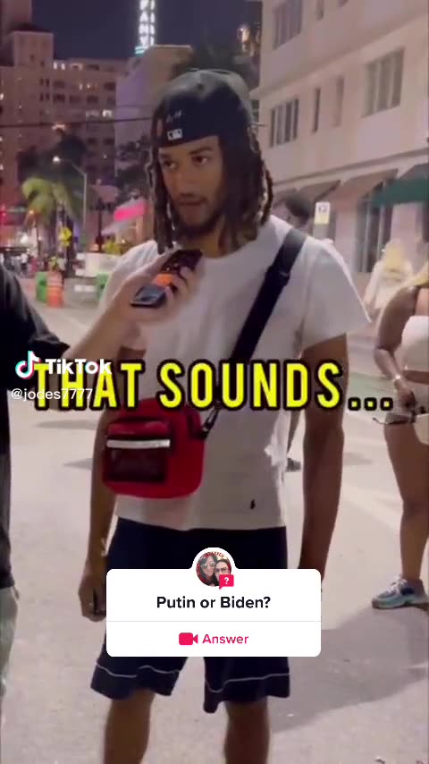 Putin or Biden. People are awake.