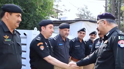 Inspector General of Police Khyber Pakhtunkhwa Akhtar Hayat Khan visited Swat district,