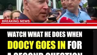Biden gets FLUSTERED by bold question from Peter Doocy