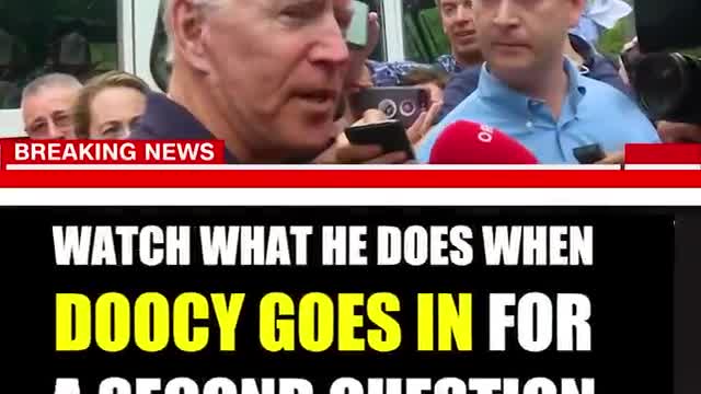Biden gets FLUSTERED by bold question from Peter Doocy