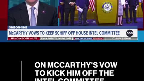 ON MCCARTHY'S VOWTO KICK HIM OFF THEINTEL COMMITTEE.