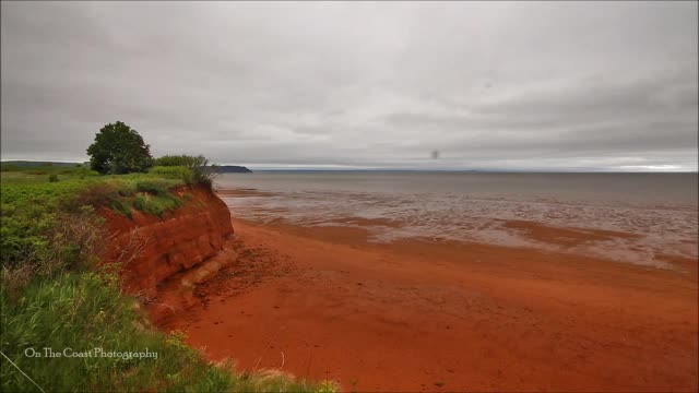 Dramatic time lapse shows ocean level recede in only hours