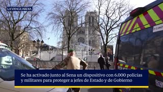 Máxima seguridad en París ante la reapertura de Notre Dame con la presencia de Trump