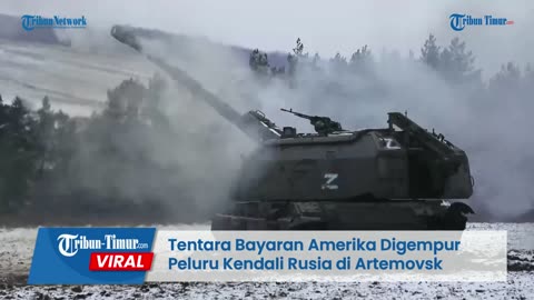 Detik-detik Tentara Bayaran Amerika Digempur Peluru Kendali Rusia di Artemovsk