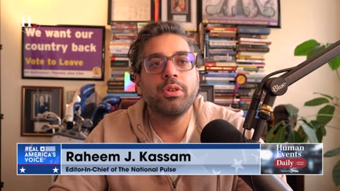 Raheem J. Kassam tells Jack Posobiec: "This is the fight, by the way, that Donald Trump wants."