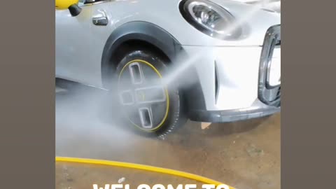 Mini Cooper washing