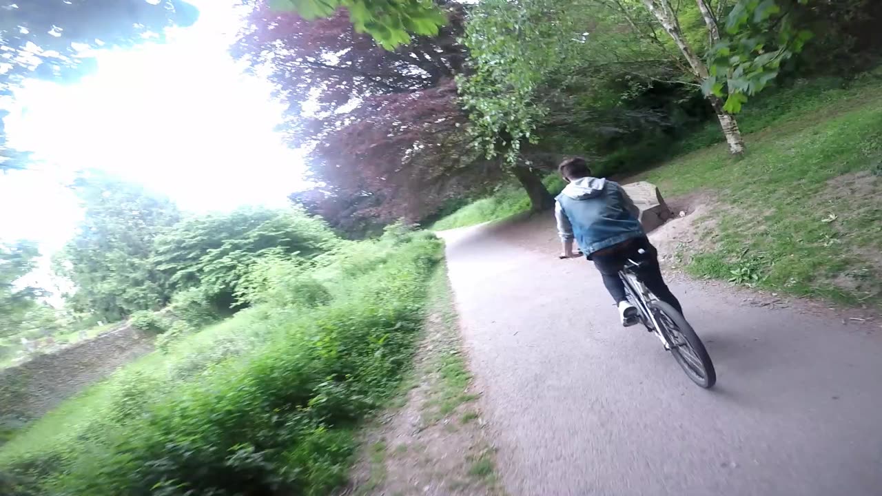 Wembury Cycle ride Southwest Coastal path Ocean City Gopro