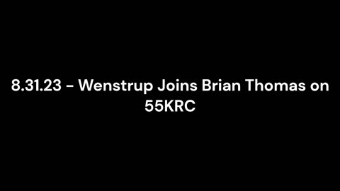 Wenstrup Joins Brian Thomas on 55KRC to Discuss COVID-19 Subcommittee and Other Issues of the Day