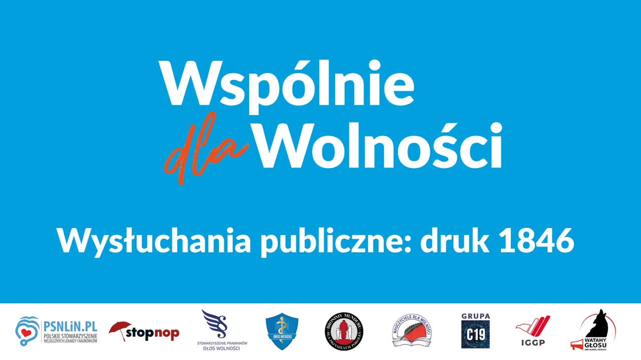 Wspólnie dla wolności. Konferencja prasowa 5.01.2022