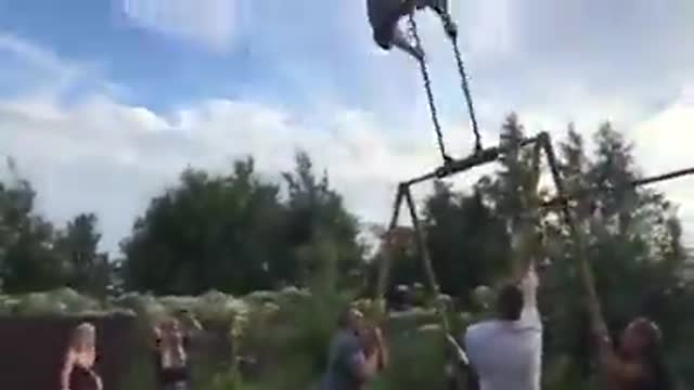 Swing Stunt Goes Wrong | Unforgettable Fails