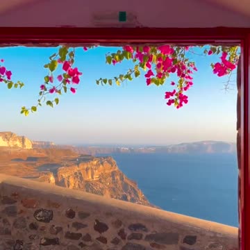 Some unseen footage of beautiful Santorini 🌸