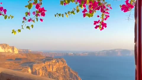 Some unseen footage of beautiful Santorini 🌸