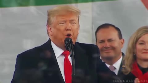 THE REAL PRESIDENT STANDS FOR LIFE!!!