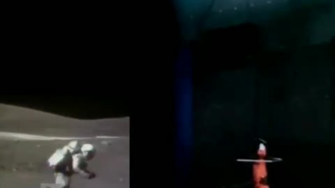 The optical illusion of weightlessness