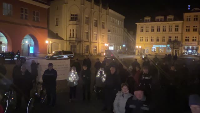 Greifswald - Marco - Redebeitrag beim Bürgerdialog