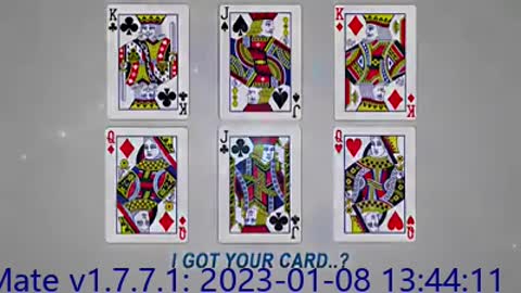 Mind reading card