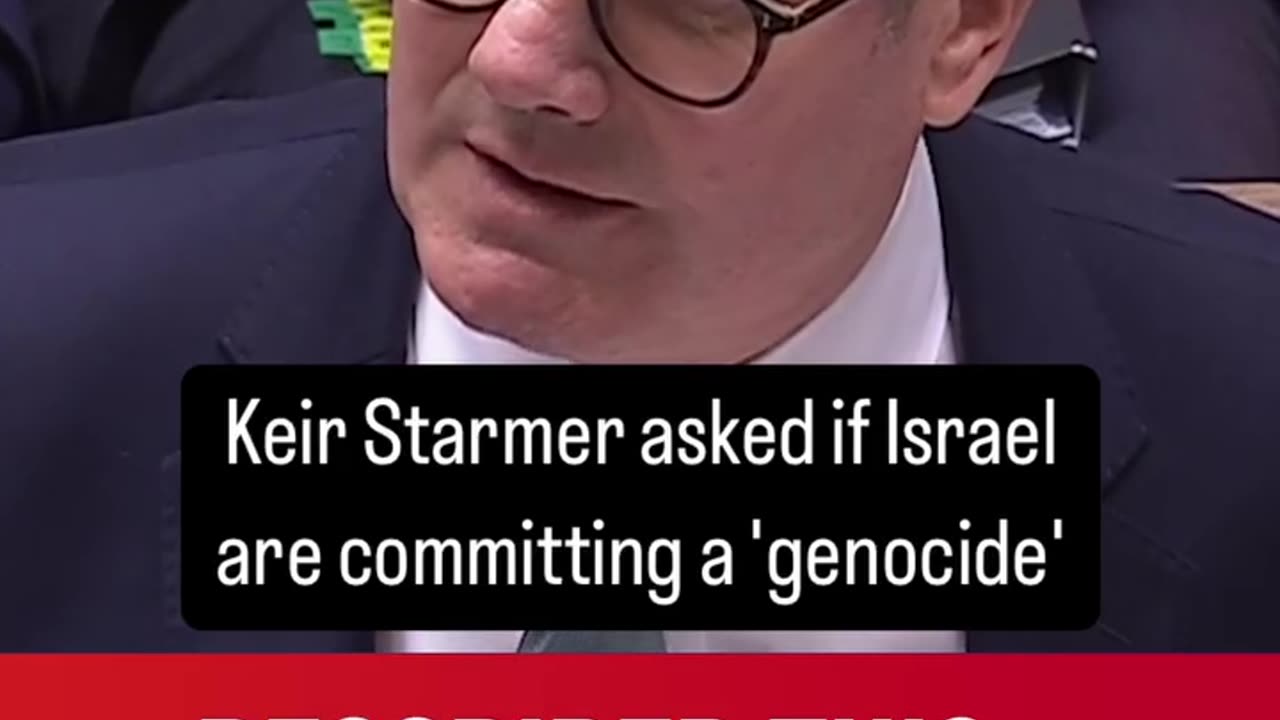 The Prime Minister tells the Commons he does not view Israel’s behaviour in Gaza as a genocide.